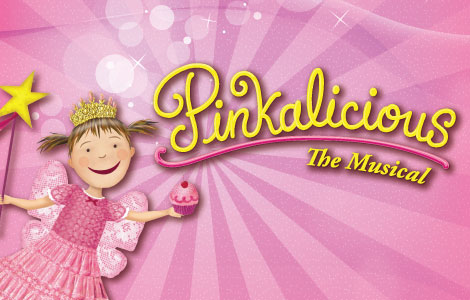 Pinkalicious key art in bright pinks.